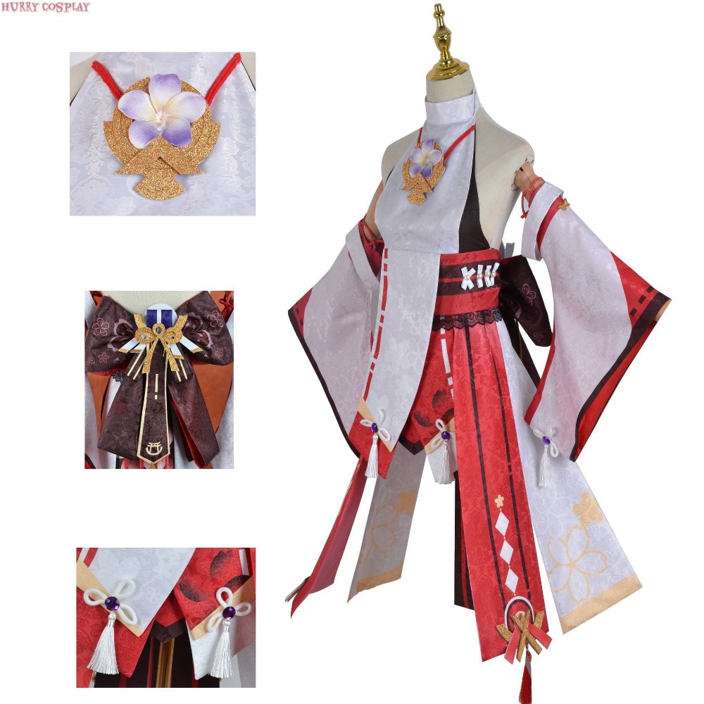 Game Cosplay,Genshin Impact,Genshin Impact Yaegamiko Cosplay Costume